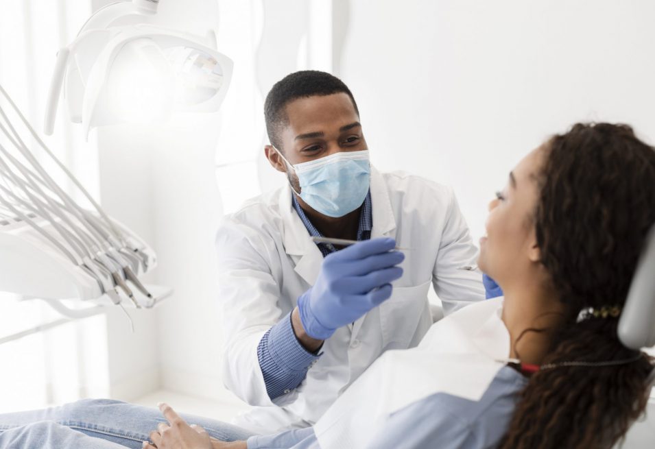 General dentistry like oral exams, dental hygienist appointments, root canals and tooth extractions